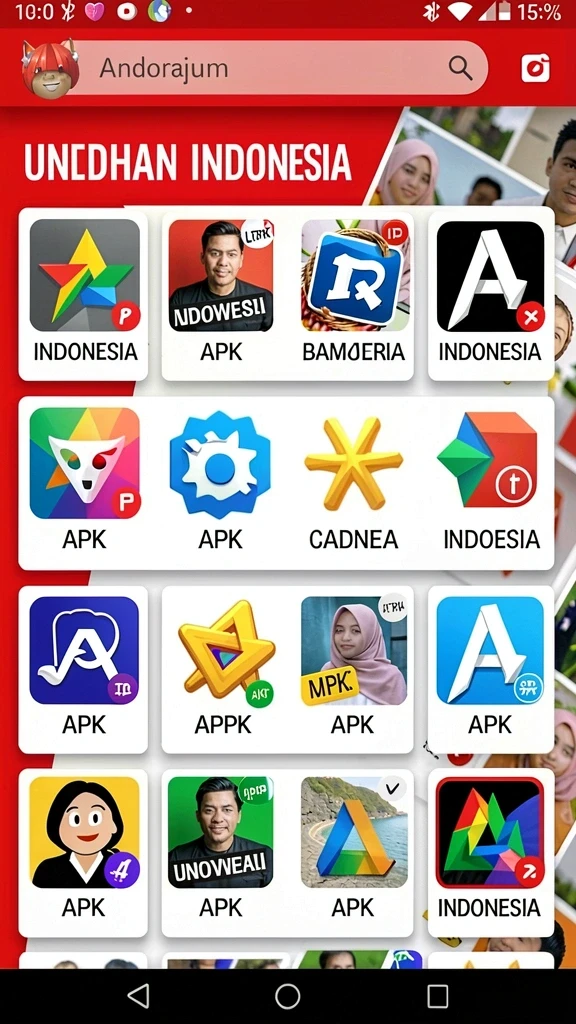 8055 - Karakter yang bisa dikustomisasi dengan berbagai item.