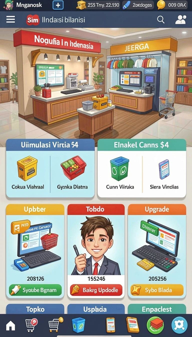 98spin - Tampilan antarmuka 98SPIN yang menarik dan mudah dipahami.