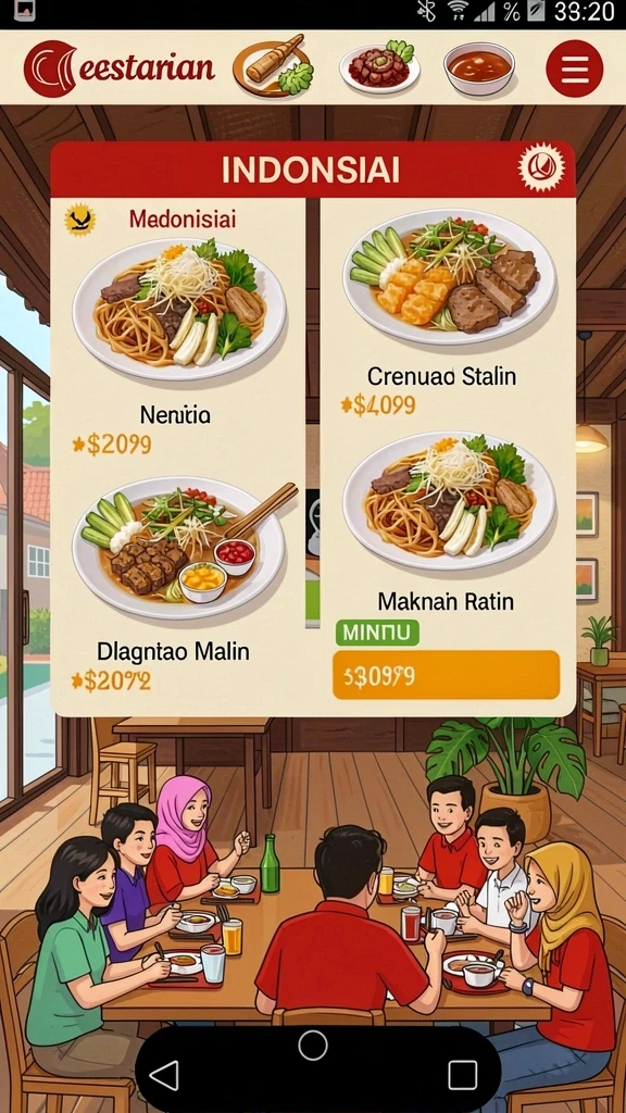 d73 - Tangkapan layar menunjukkan petualangan epik karakter utama.