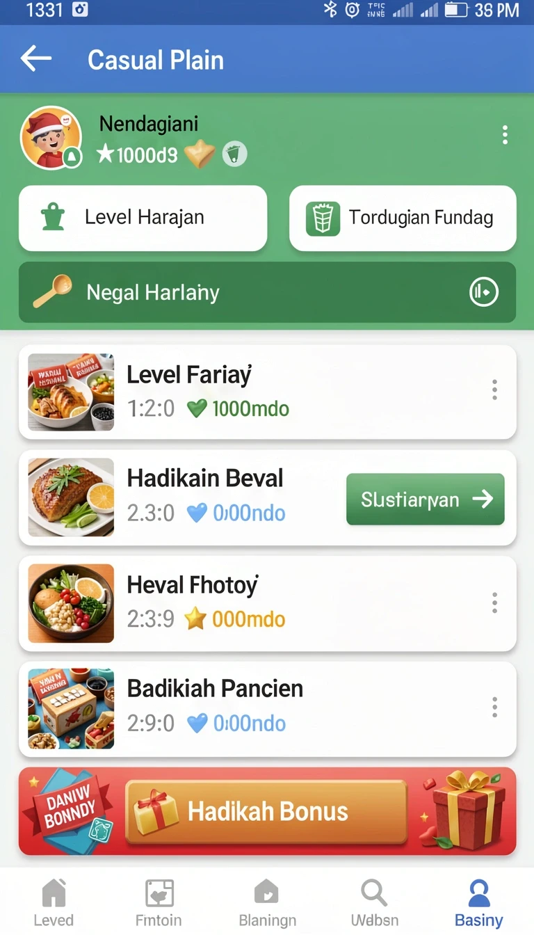f08 - Tampilan awal yang menarik dan mudah dinavigasi.