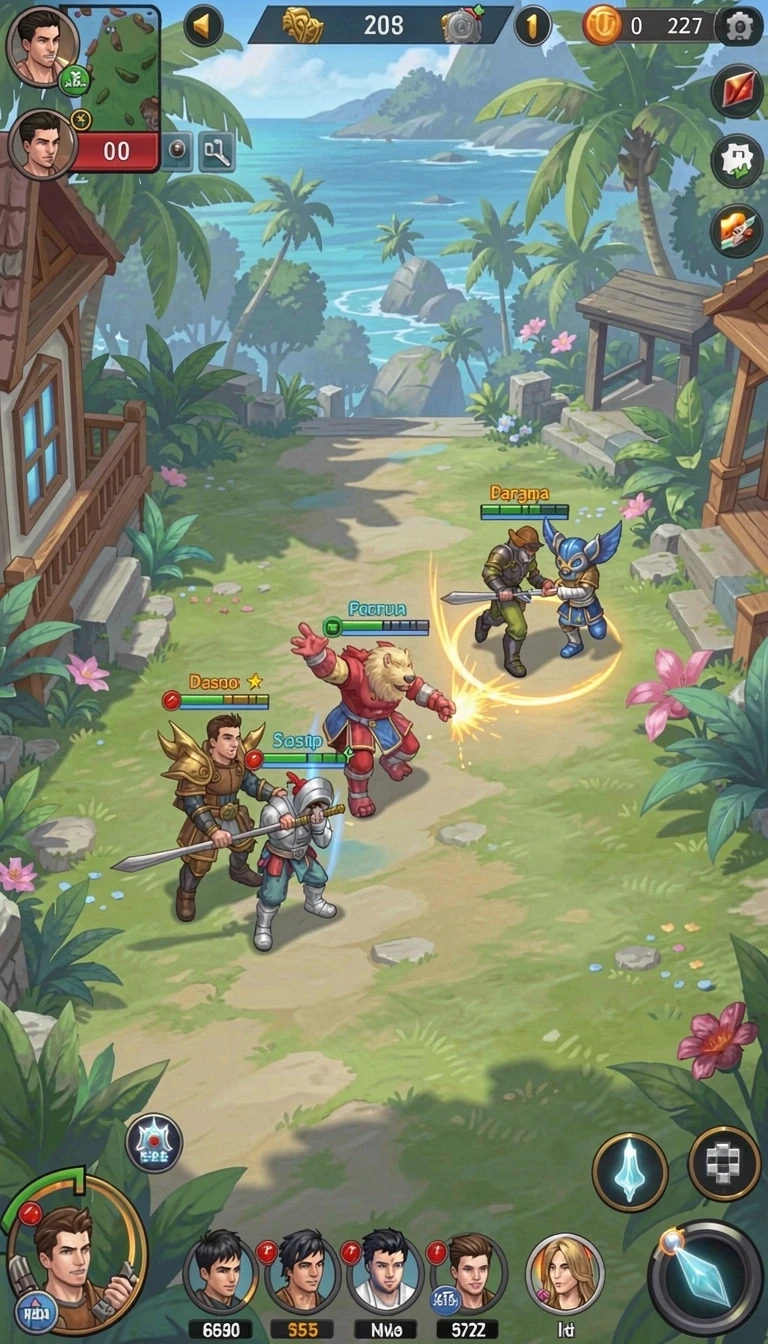 gowin - Momen seru saat bermain dalam mode multiplayer.