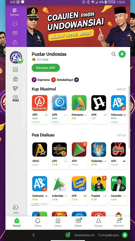 idrking - Tampilan antarmuka IDRKING yang menarik dan mudah digunakan.
