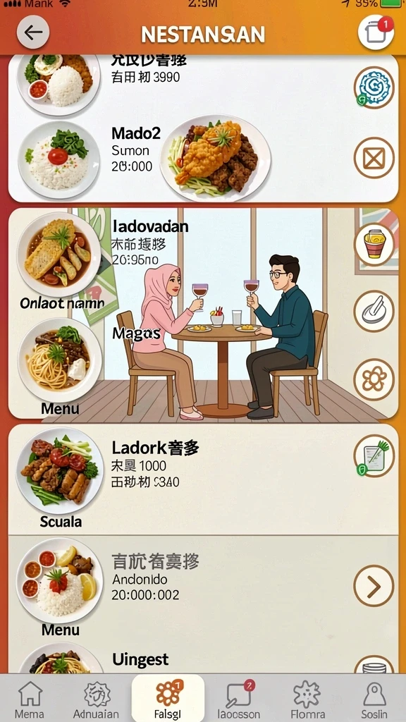 rajawali55 - Tampilan Menu Utama yang Menarik.